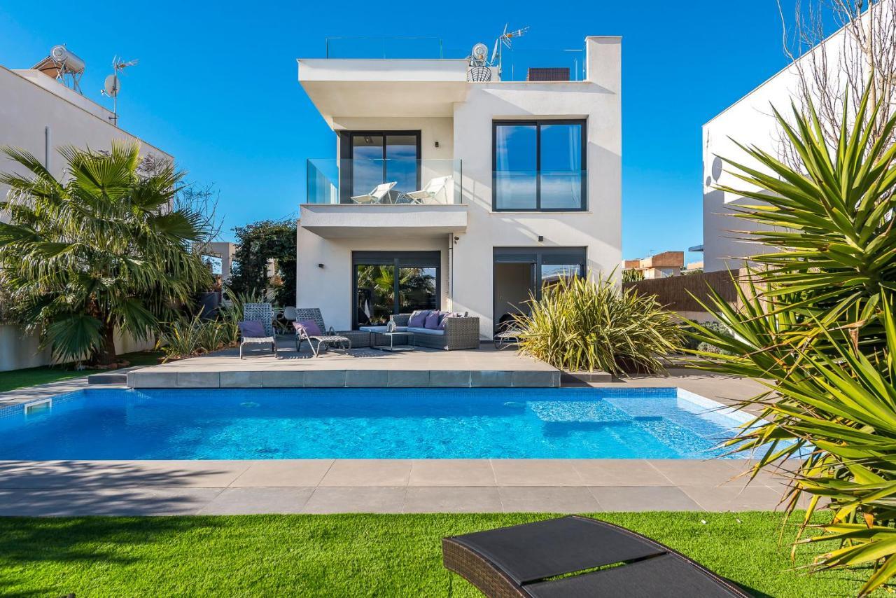 Villa 11 Oasis Del Mare, 5Min Strand, Wifi, Klima, Fussbodenheizung Sa Ràpita Kültér fotó