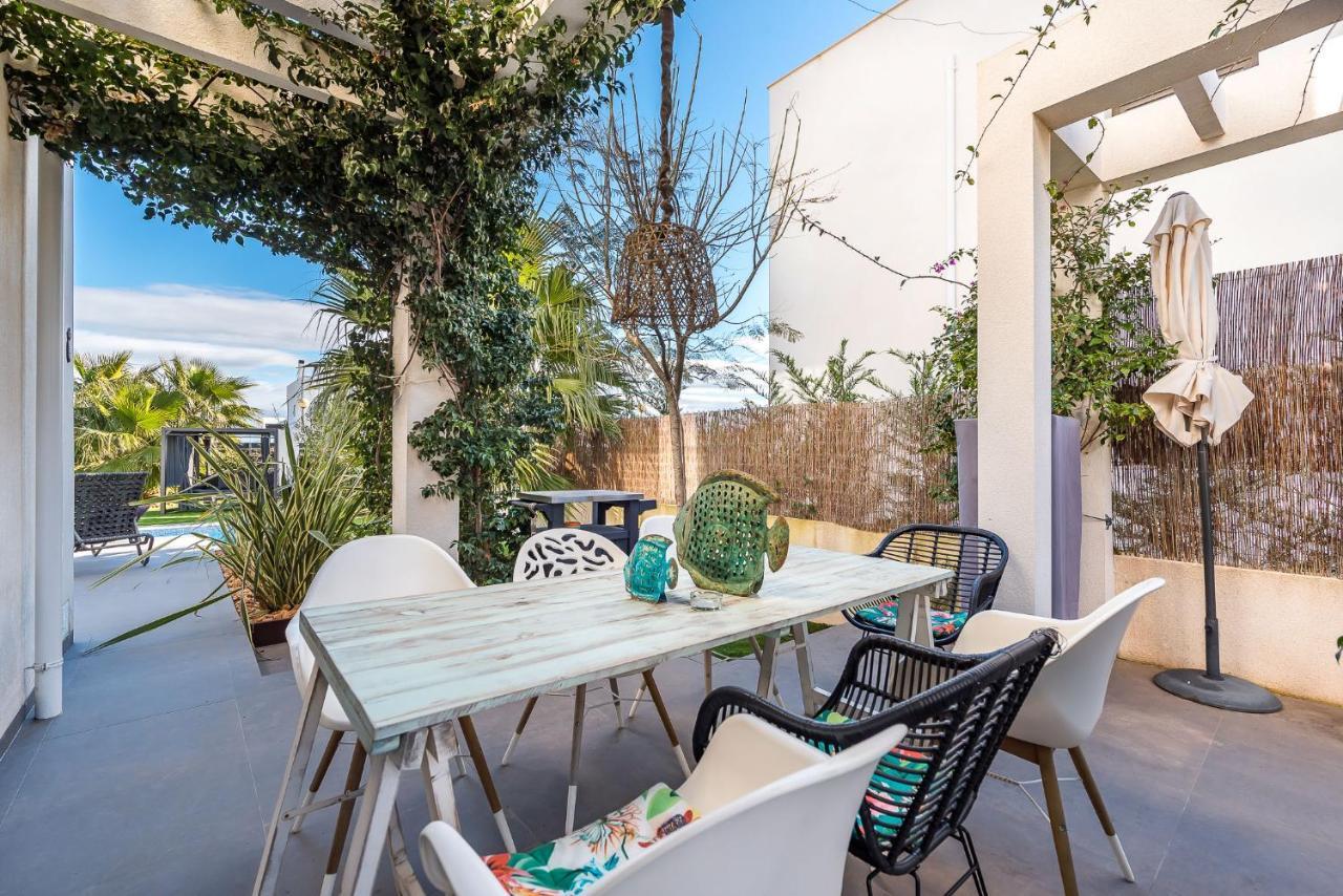 Villa 11 Oasis Del Mare, 5Min Strand, Wifi, Klima, Fussbodenheizung Sa Ràpita Kültér fotó