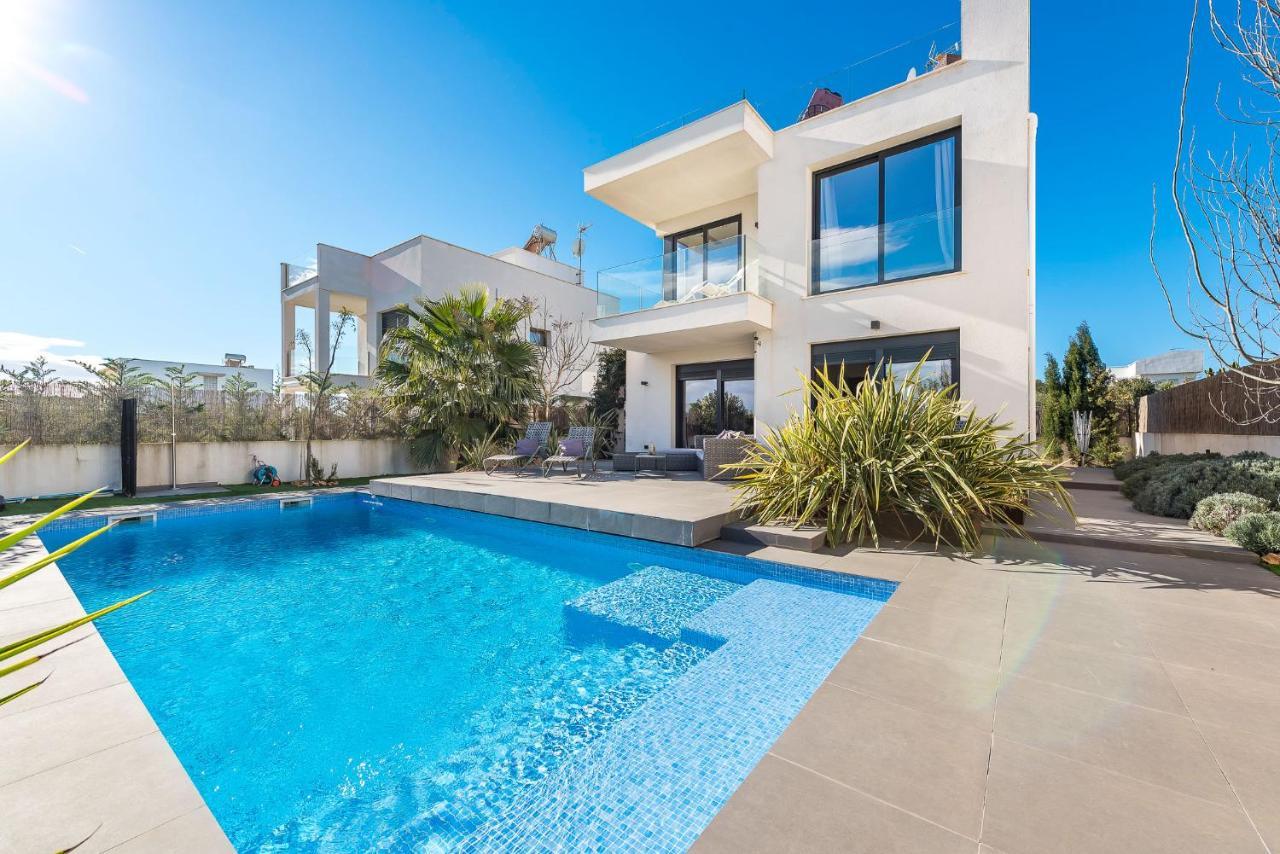 Villa 11 Oasis Del Mare, 5Min Strand, Wifi, Klima, Fussbodenheizung Sa Ràpita Kültér fotó